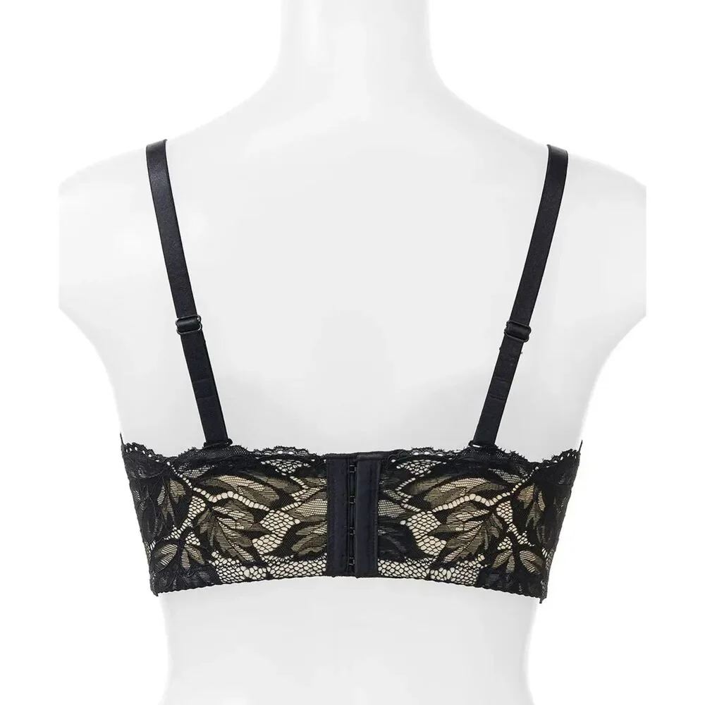 Aimerfeel Japanese Strapless MAXIMUM BOOST Push Up Bra Panties Set 32B